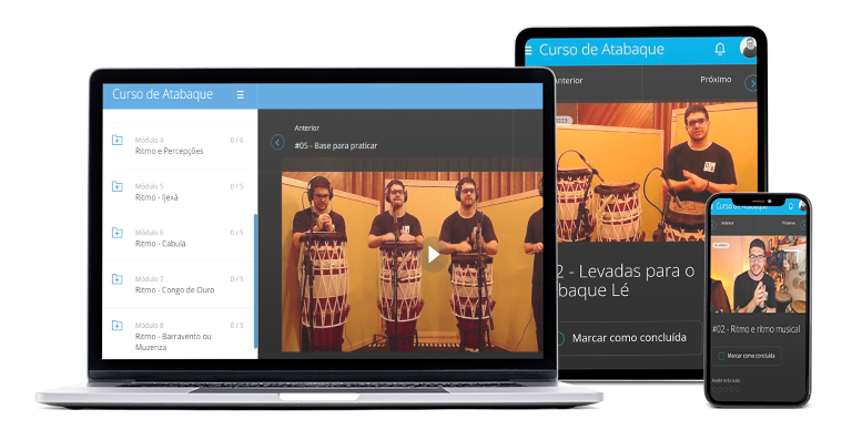 Mockup do Curso